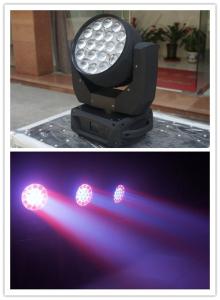 China High Brightness 19pcs Led Wash With Zoom Beam Moving Head Light factory