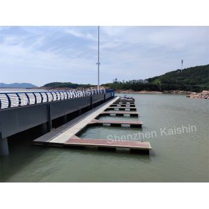 Aluminum Floating Dock Jetty Marina Engineering Design Finger Floating Pontoon