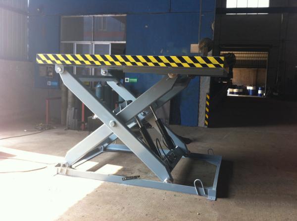 Hydraulic Dock Lift, Loading Bay Scissor Lift With Anti Skid Plate And Toe Guard