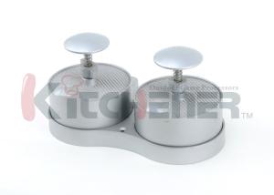 China Dual Commercial Hamburger Press , Burger Patty Maker With BBQ Grill Non Sticking Coating factory