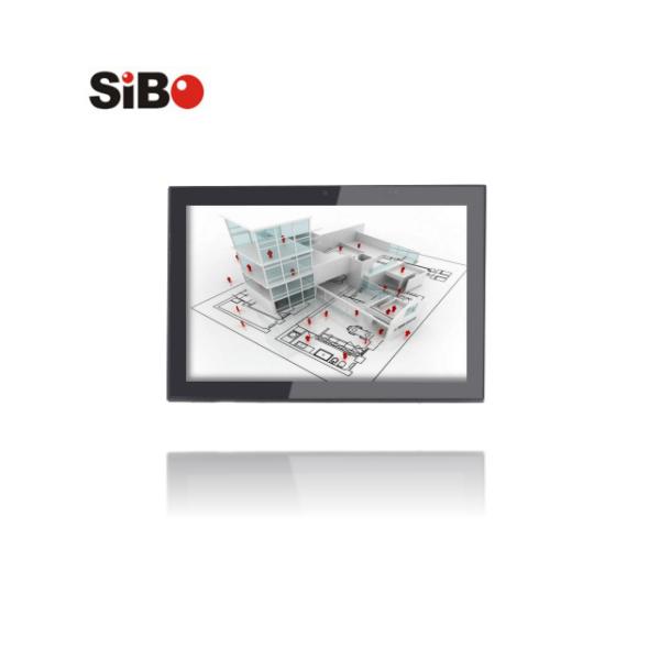 China 10″ Android Multi-Touch Commercial Tablet with PoE & LED Bars factory