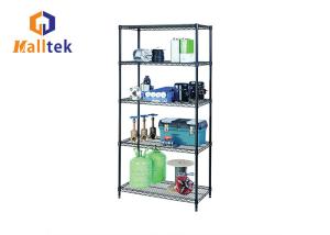 China Chrome Plated 4 Tier Storage Shelving 50kgs/Layer With Leveling Feet factory