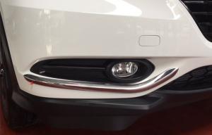 China Chrome Fog Lamp Bezel , HONDA HR-V VEZEL 2014 Front Foglight Garnish factory