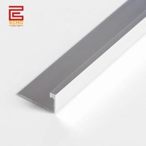China Silver Aluminum Tile Trim Border 10mm Straight Edge Tile Trim For Tile Porcelain factory