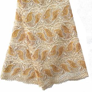China F50279 51&quot;-52&quot; customizable gold african lace fabrics switzerland guipure latest 2015 factory