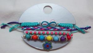 China kid's colourful bracelet pack factory