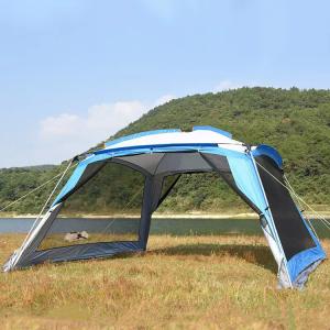 China CE Polyester Oxford Outdoor Sport Tent 3000mm 6 Person Automatic Tent Waterproof factory