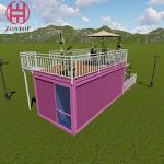 Zontop Luxury 40 Feet Stackable Flat Pack Fully Furnished Prefabricated Storage