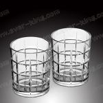 Non Spill Crystal Whiskey Glass Cup ISO9001 SGS Certificated
