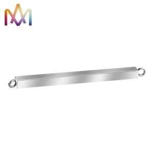 China Gold Plated 4x48MM SS304 Horizontal Bar Pendant factory
