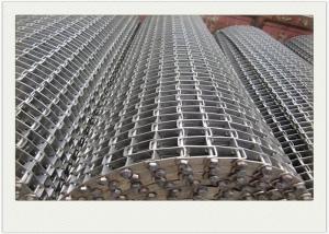 China Flat Wire Mesh Conveyor Belt With Staininless Steel Used In Heavy Machinery factory