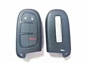 China 3 Button JEEP Remote Key Shell , GQ4-54T Black Plastic Smart Car Key Fob factory