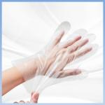 High Stability Transparent Disposable PE Gloves In Catering Kitchen