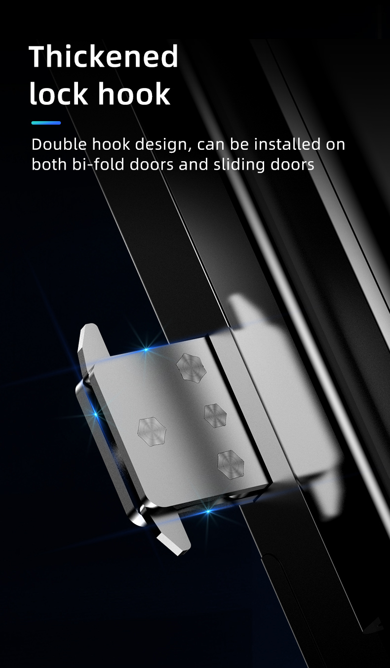 Tuya Face Recognition Glass Digital Fingerprint Password Card Key Door Lock For Home