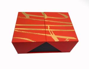 China CMYK Custom Rigid Boxes , luxury gift packaging with Gold Foil Stamping EVA tray factory