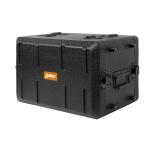 PE 10" Depth 6U Shockmount Rack Case / 6u Shallow Rack Case