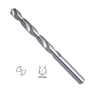 China 1-13mm DIN338 Straight Shank HSS Drill Bits Bright Finished Polished For Aluminium / Plastic factory