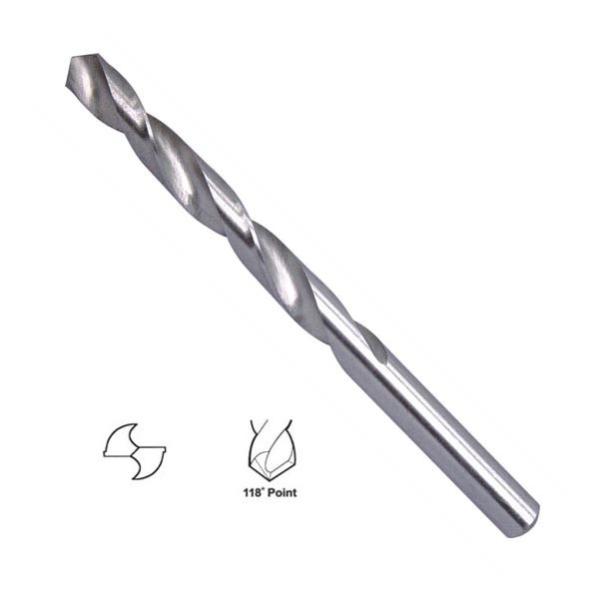 1-13mm DIN338 Straight Shank HSS Drill Bits Bright Finished Polished For