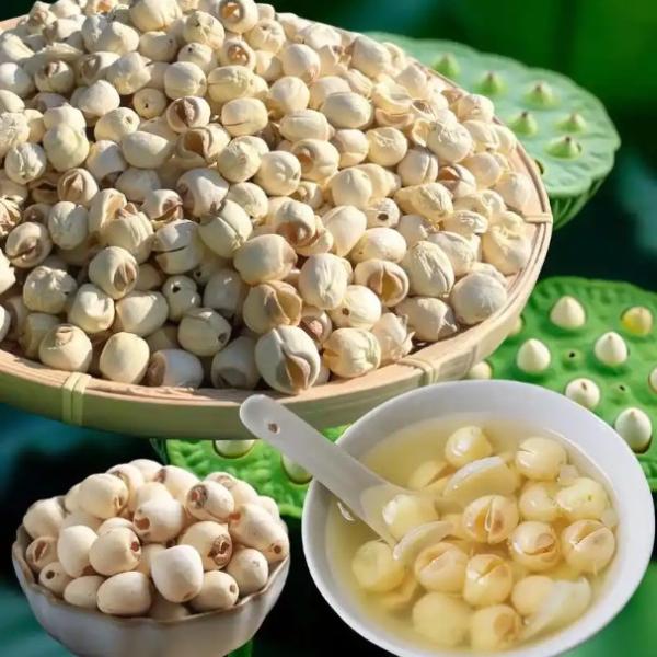 Pure Handmade White Lotus Seed Without Sulfur Fumigation Chinese Herbal