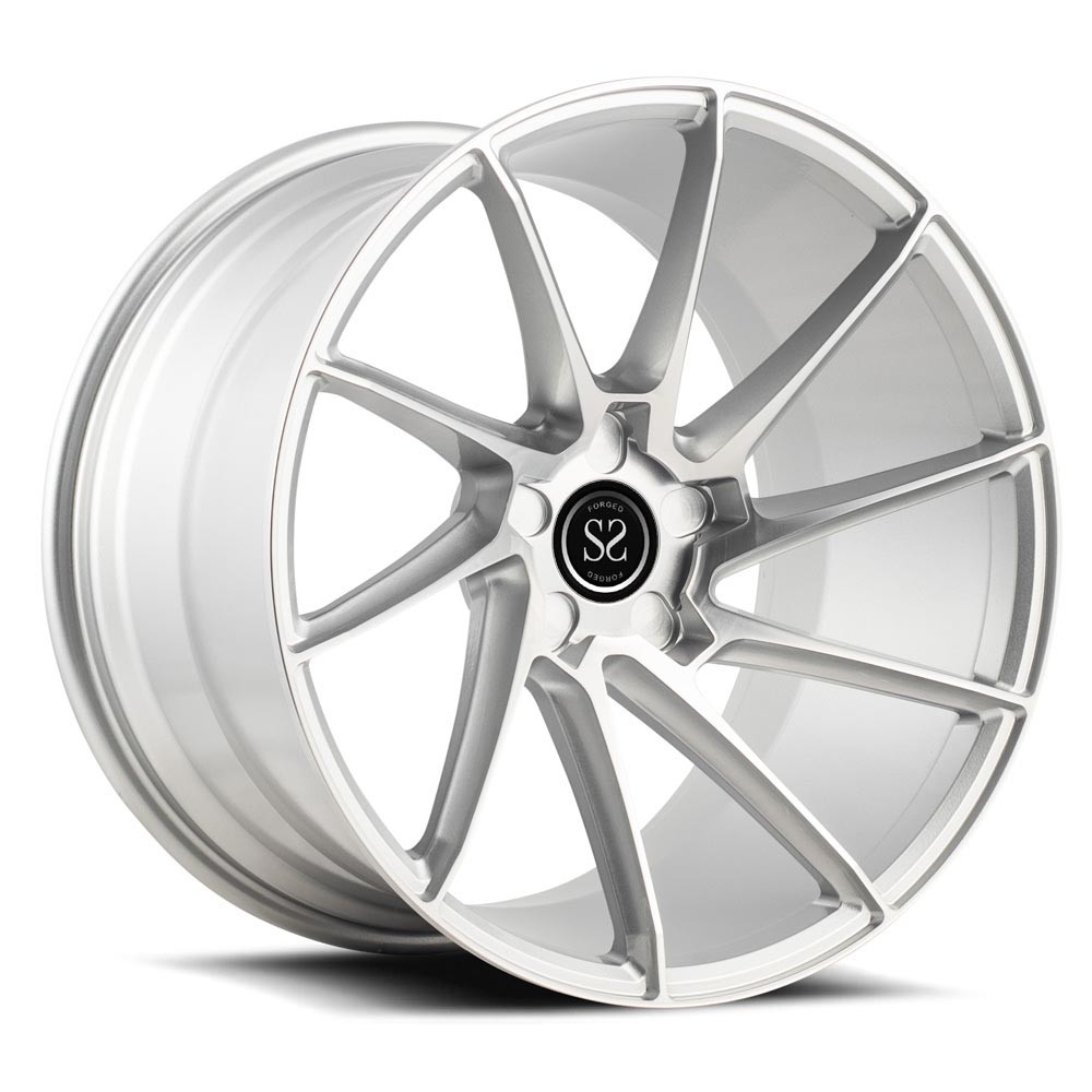 Hyper Black Forged One Piece Wheels A6061-T6 Aluminum Alloy