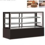 Upright Glass Door Chiller Cabinet Right Angle Rear Door Air Cooled for Cake
