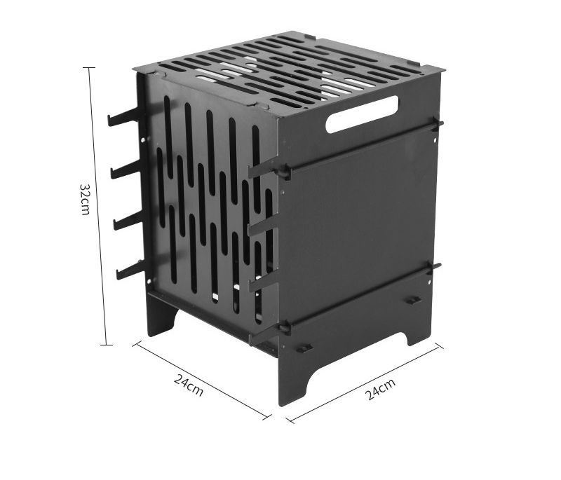 Multifunction Portable Charcoal BBQ Grill Stove for Grilling, Skewering and Cooking