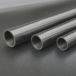 China 100% Pure Carbon 3K Roll Wrapped Carbon Fibre Tube 21 22 24 25 26 28 29 30mm L500mm factory