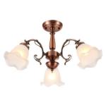 Lily Of the Valley European Style Red Bronze Chandelier for living room hotels 3