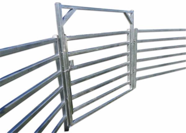 Hot Dipped Galvanized Pipe Full Welded Silver Painted AS/NZS standard 1.8mx2.1m