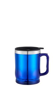 China 16OZ Desktop Stainless Steel Coffee Mug with Handle Bright Shiny Color factory