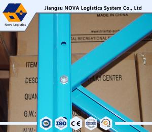 China Customized Blue / Orange / Green Heavy Duty Pallet Shelving , Depth 400-2000 Mm factory