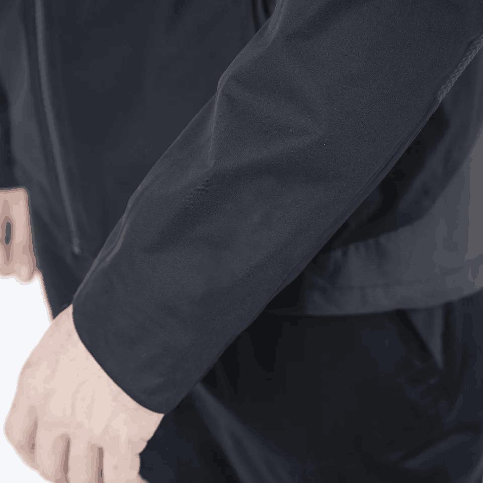 Custom Utility Golf Waterproof Jacket Outwear Coat Waterproof Rain Suits OEM Pockets Black Nylon Softshell Jacket for Men