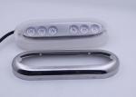Waterproof Stainless Steel Ring Boat LED Underwater Light Clear Lens Pontoon