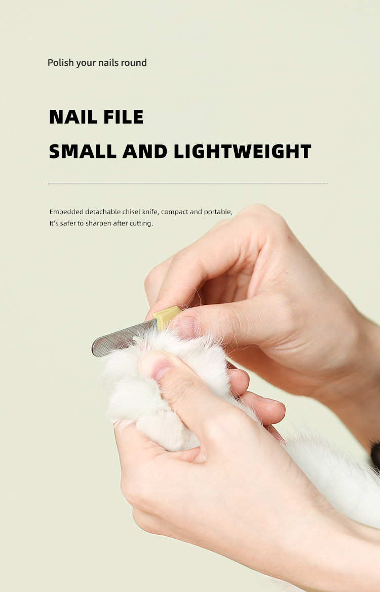 LED Light Pet Nail Clippers Professional Electric Dog Nail Trimmer