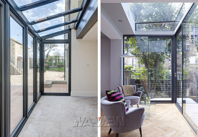 Prefabricated Outdoor Screen Room System Backyard Enclosed Patio