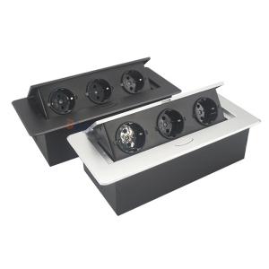 China Multimedia Conference Table Flush Mount Pop Up Socket factory