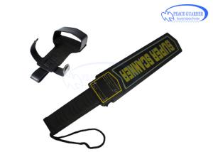 China Metro Station Personal Hand Held Security Detector , Water Resistant Small Metal Detector Wand factory