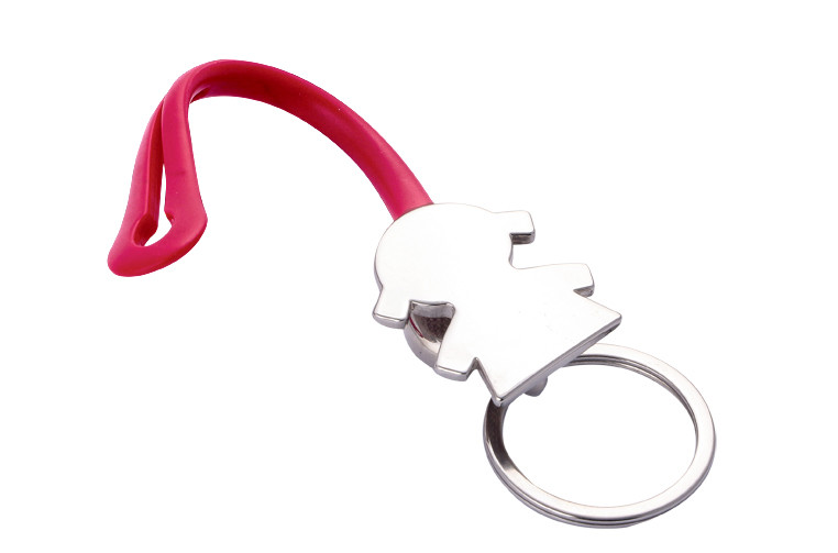 Assorted Colors Custom Shape Metal Keychain For Secure Key Holding