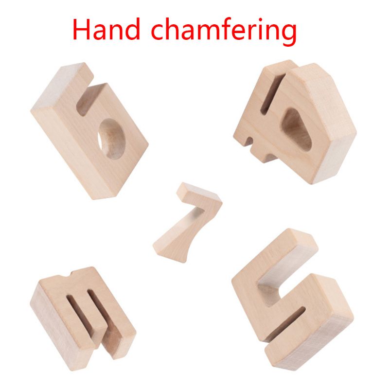 Balance Jenga Wooden Number Blocks Toys 16cm Jumbo Wooden Building Blocks