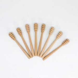 China Customized Logo Varnished Wooden Muddler Collectible Honey Muddler Stirrer factory