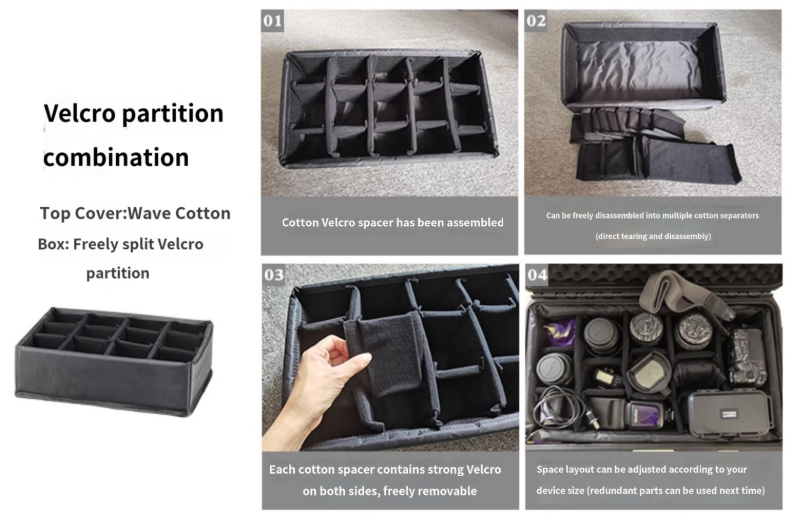 EM-58 Waterproof Lockable Tool Storage Case 560x350x230mm