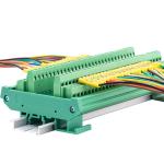 64 ways Wiring Connection Plate Terminal Blocks Distribution Board Din Rail