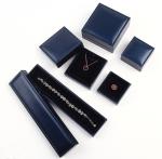 Top Flip Luxury Leather Jewellery Box With Foam Insert Matte Lamination
