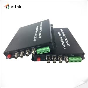 China 4 Channels 4 In 1 67dB Video Fiber Converter DC5V 2A Input Power factory