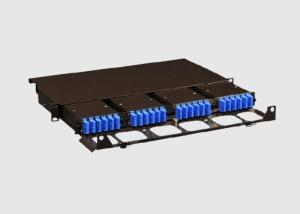 China Rack Mount 1U SC UPC Fiber Optic Patch Panel For FTTH factory