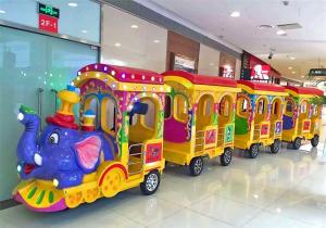China Shopping Mall Indoor Electric Train For Toddlers Mini Express Train Elephant Design factory
