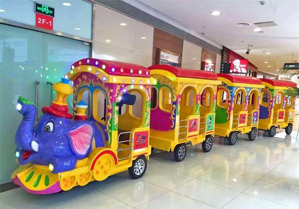 Shopping Mall Indoor Electric Train For Toddlers Mini Express Train Elephant