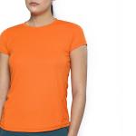 Private Label Plain Round Neck Breathable Blank Gym Women T-shirt Custom