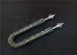 Long Lifetime Finned Air Heater Finned Heating Elements Easy Maintain
