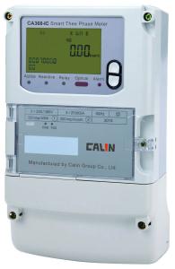 China 4 Wire Three Phase Kilowatt Hour Meter 240V Prepayment Electricity Meters factory